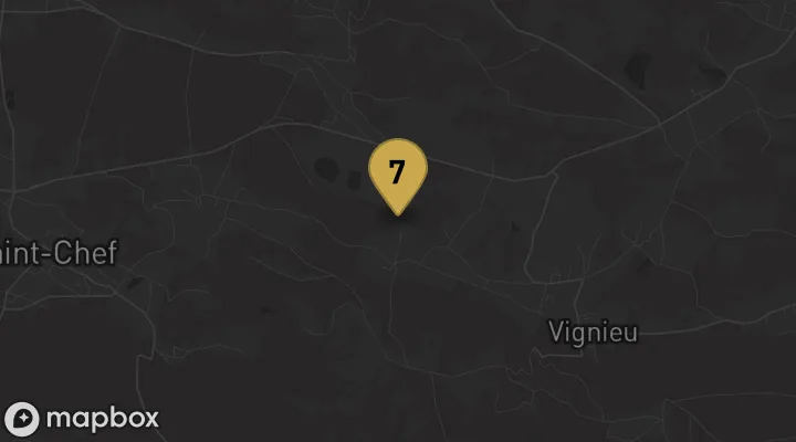 Carte : Château de Chapeau Cornu à Vignieu