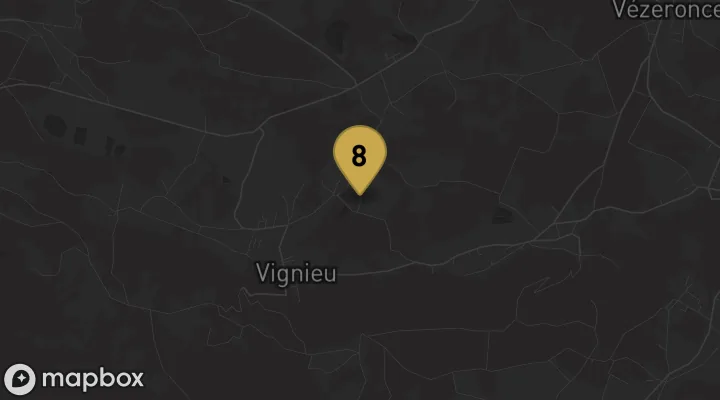 Carte : Domaine de Suzel à Vignieu